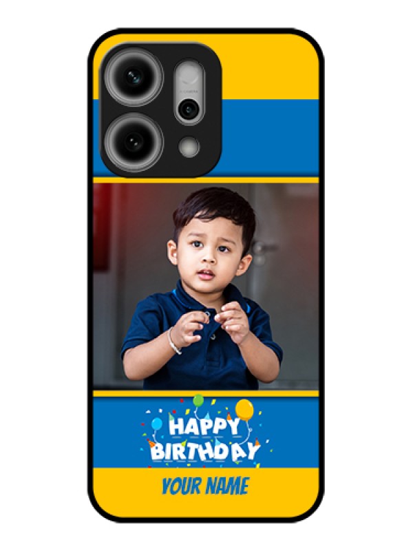 Custom Oppo Reno 14 Pro 5G Custom Metal Phone Case - Birthday Wishes Design