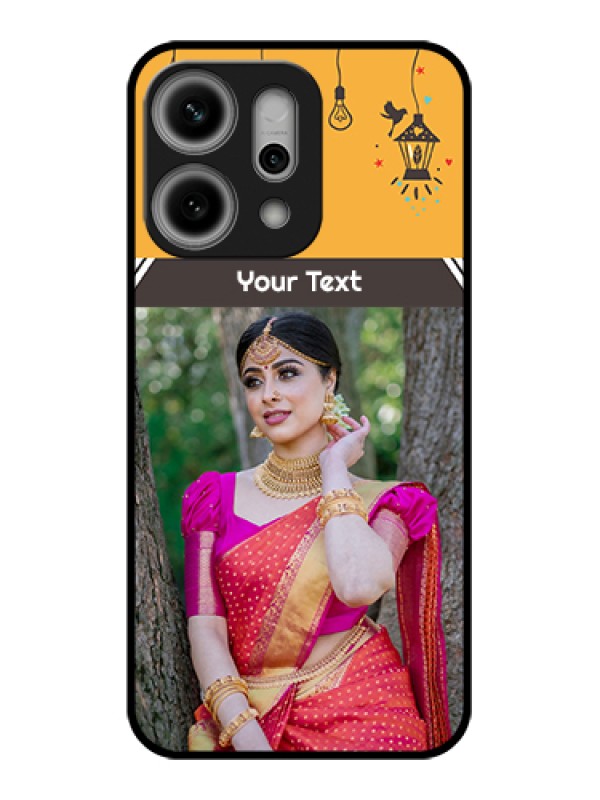 Custom Oppo Reno 14 Pro 5G Custom Metal Phone Case - With Family Picture And Icons