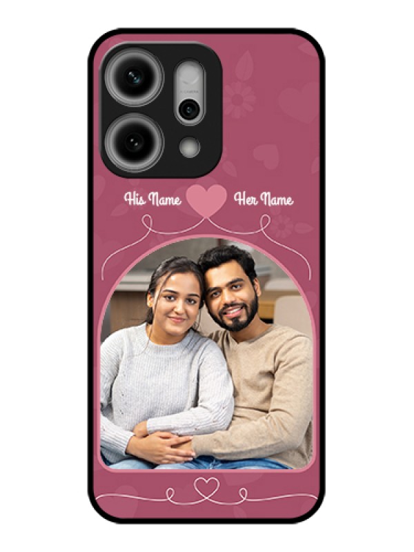 Custom Oppo Reno 14 Pro 5G Custom Metal Phone Case - Love Floral Design