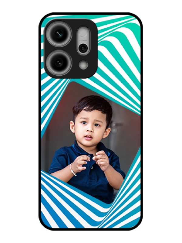 Custom Oppo Reno 14 Pro 5G Custom Metal Phone Case - Abstract Spiral Design