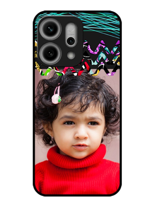 Custom Oppo Reno 14 Pro 5G Custom Metal Phone Case - Neon Abstract Design