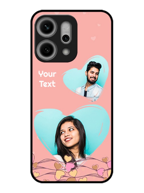 Custom Oppo Reno 14 Pro 5G Custom Metal Phone Case - Love Doodle Design