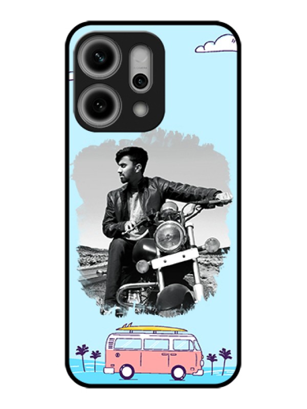 Custom Oppo Reno 14 Pro 5G Custom Metal Phone Case - Travel & Adventure Design