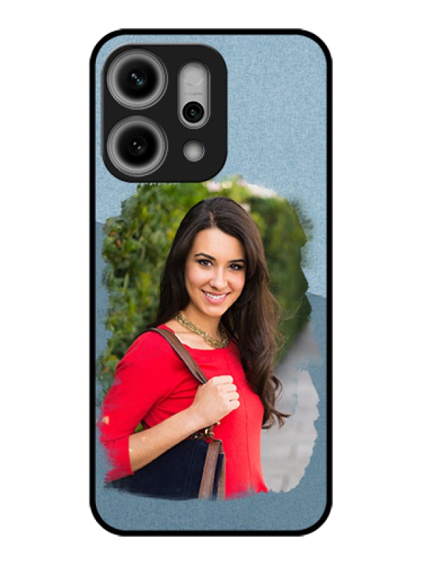 Custom Oppo Reno 14 Pro 5G Custom Metal Phone Case - Grunge Line Art Design