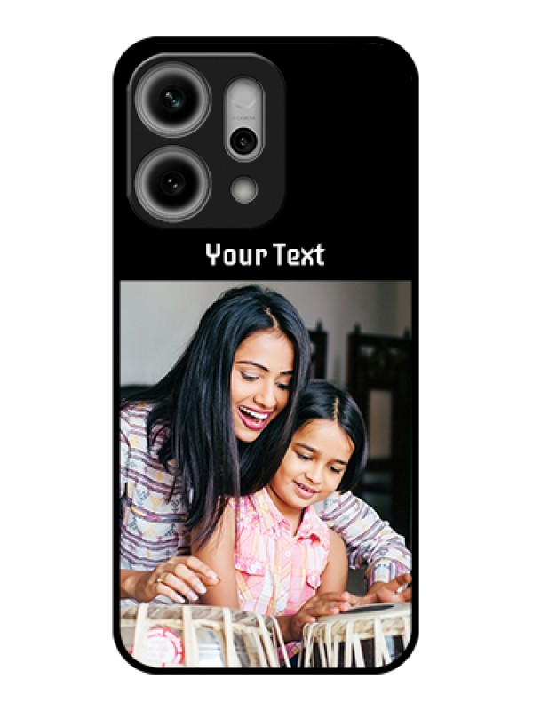 Custom Oppo Reno 14 Pro 5G Custom Metal Phone Case - Photo With Name Design