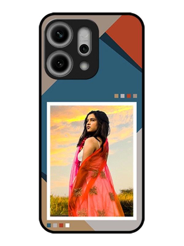 Custom Oppo Reno 14 Pro 5G Custom Metal Phone Case - Retro Color Pallet Design