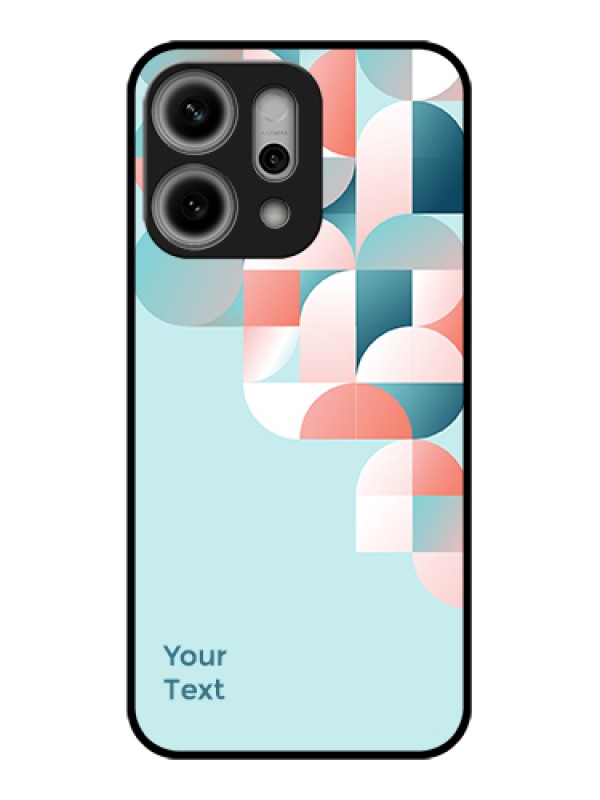 Custom Oppo Reno 14 Pro 5G Custom Metal Phone Case - Stylish Semi - Circle Pattern Design