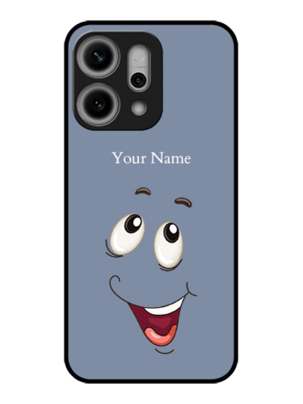 Custom Oppo Reno 14 Pro 5G Custom Metal Phone Case - Laughing Cartoon Face Design