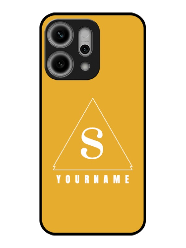Custom Oppo Reno 14 Pro 5G Custom Metal Phone Case - Simple Triangle Design