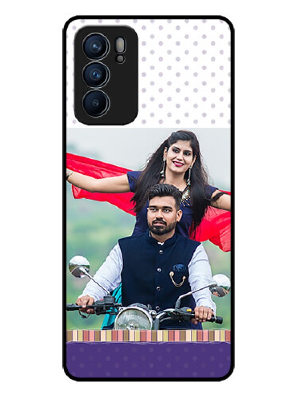 Custom Oppo Reno 6 5G Custom Metal Phone CaseCute Family Design