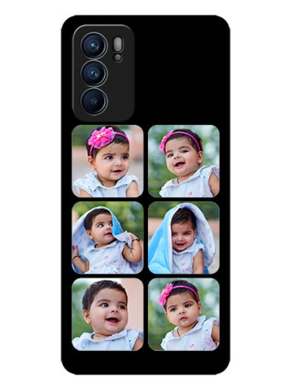 Custom Oppo Reno 6 5G Custom Metal Phone CaseMultiple Pictures Design