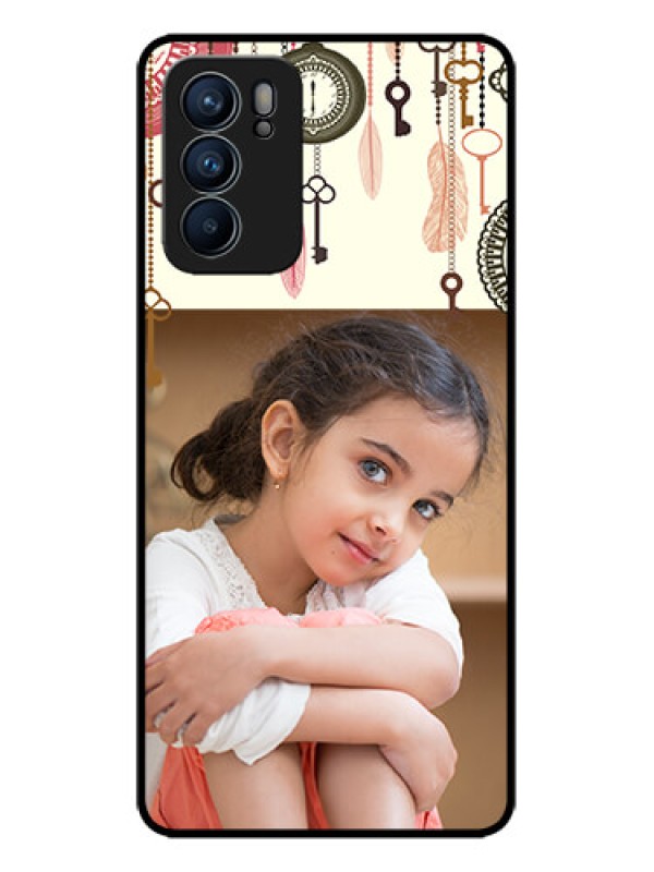 Custom Oppo Reno 6 5G Custom Metal Phone CaseBoho Style Design