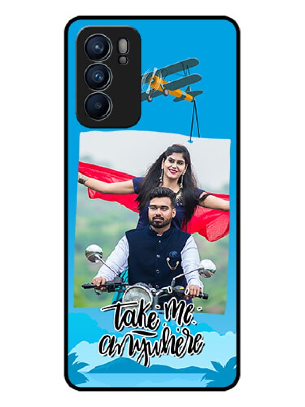 Custom Oppo Reno 6 5G Custom Metal Phone CaseTraveller Design