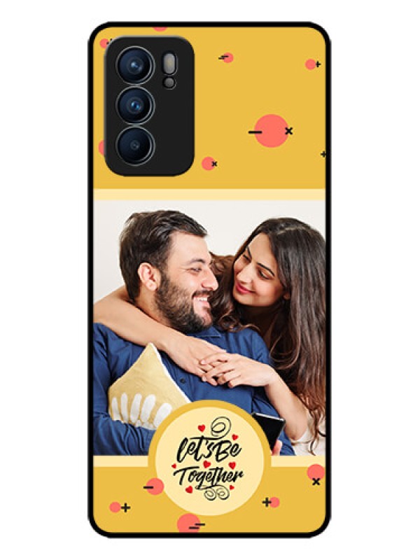 Custom Oppo Reno 6 5G Custom Metal Phone CaseLets Be Together Design