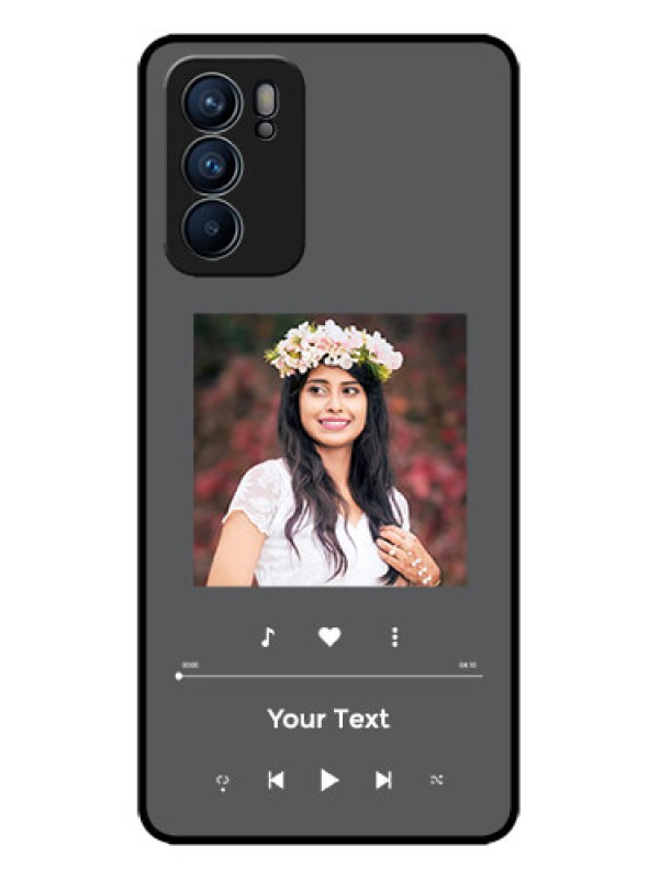 Custom Oppo Reno 6 5G Custom Metal Phone CasePlay The Music Design