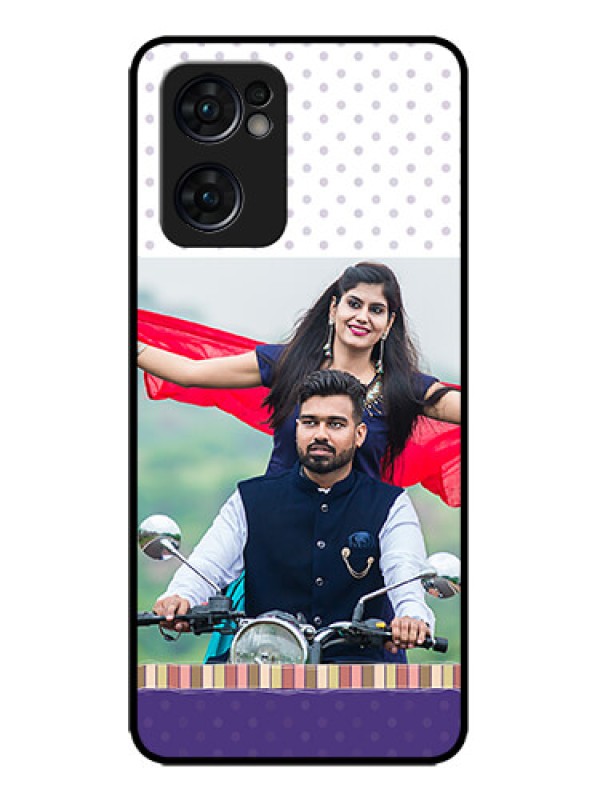 Custom Oppo Reno 7 5G Custom Metal Phone CaseCute Family Design