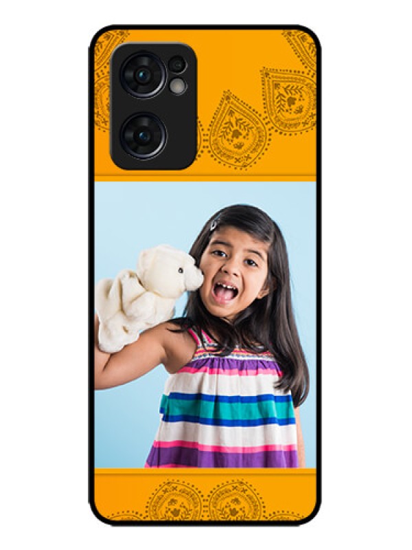 Custom Oppo Reno 7 5G Custom Metal Phone CasePhoto Wedding Design