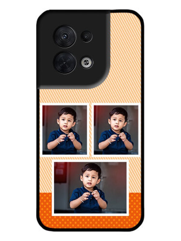 Custom Oppo Reno 8 5G Custom Metal Phone CaseBulk Photos Upload Design