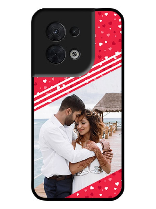 Custom Oppo Reno 8 5G Custom Metal Phone CaseValentines Gift Design