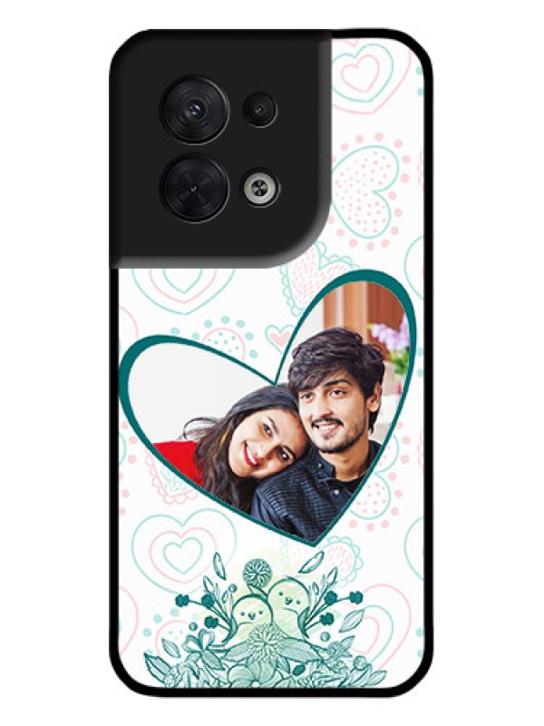 Custom Oppo Reno 8 5G Custom Metal Phone CasePremium Couple Design