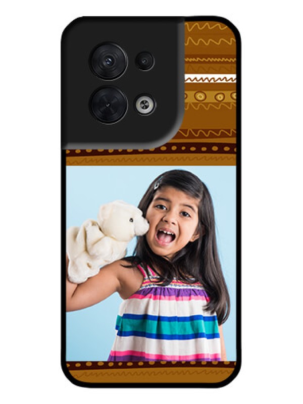 Custom Oppo Reno 8 5G Custom Metal Phone CaseFriends Picture Upload Design