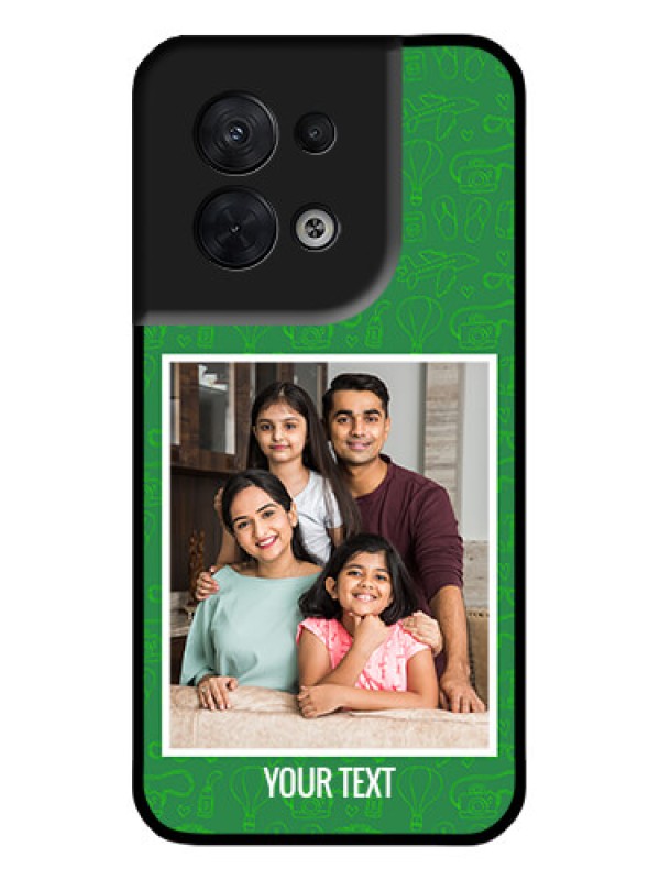 Custom Oppo Reno 8 5G Custom Metal Phone CasePicture Upload Design