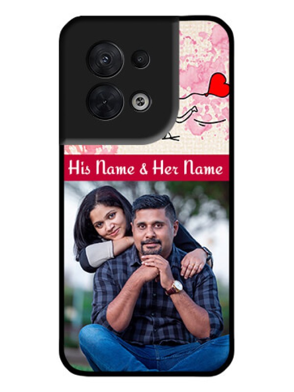 Custom Oppo Reno 8 5G Custom Metal Phone CaseYou And Me Case Design