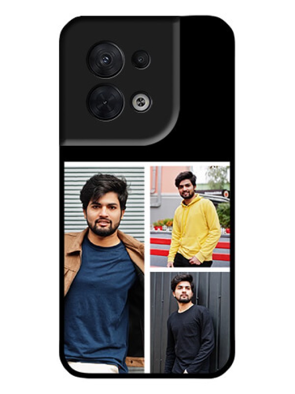 Custom Oppo Reno 8 5G Custom Metal Phone CaseUpload Multiple Picture Design