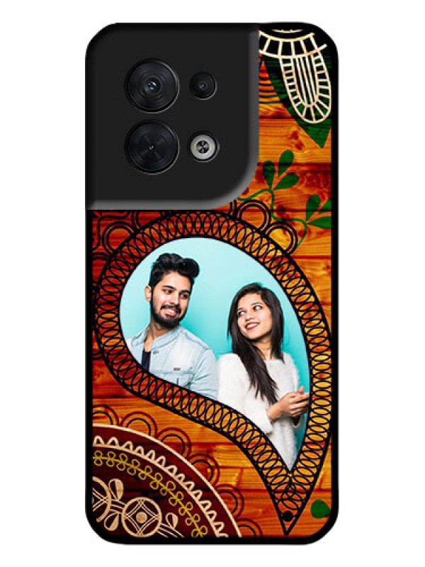 Custom Oppo Reno 8 5G Custom Metal Phone CaseAbstract Colorful Design