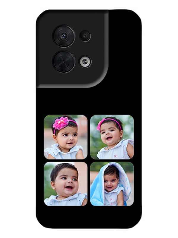 Custom Oppo Reno 8 5G Custom Metal Phone CaseMultiple Pictures Design