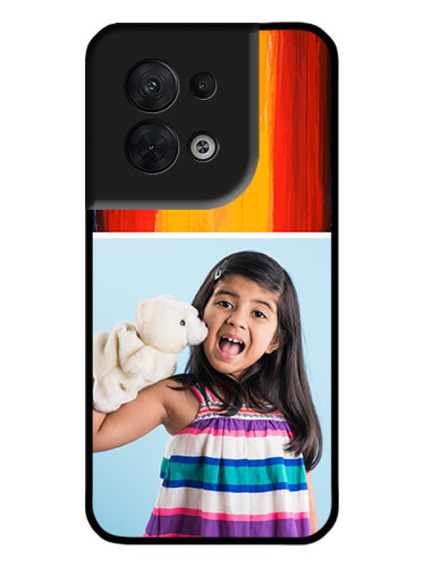 Custom Oppo Reno 8 5G Custom Metal Phone CaseMulti Color Design