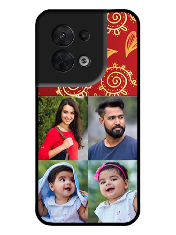 Custom Oppo Reno 8 5G Custom Metal Phone Case4 Image Traditional Design