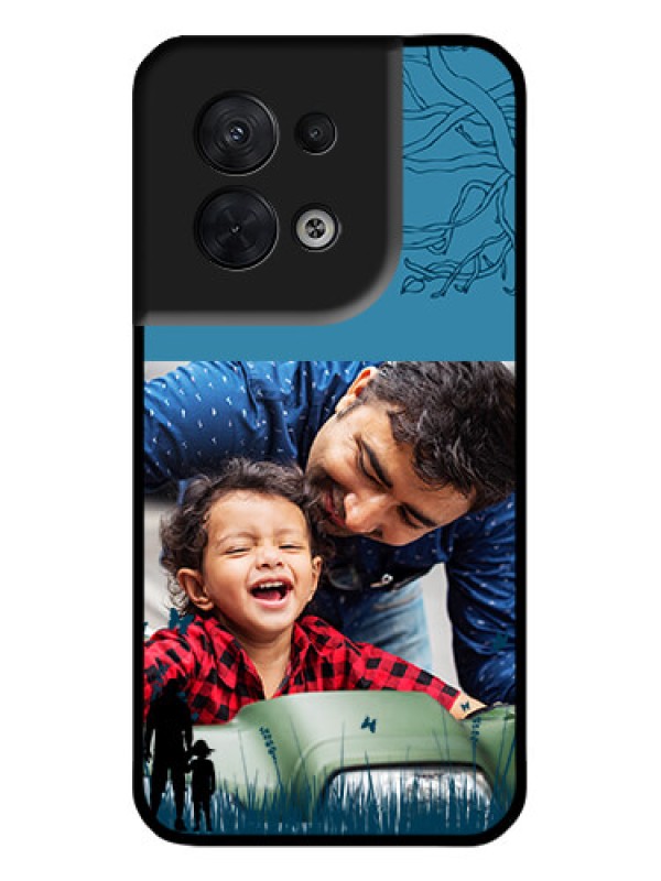 Custom Oppo Reno 8 5G Custom Metal Phone CaseBest Dad Design