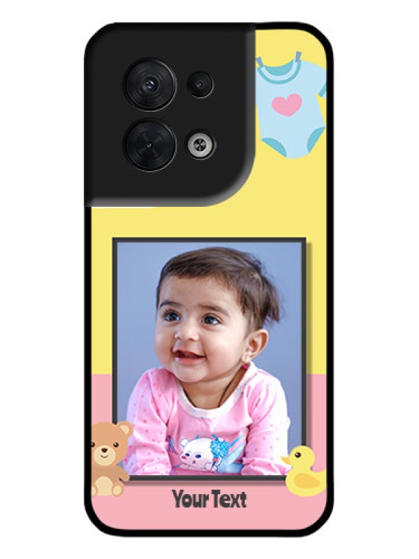 Custom Oppo Reno 8 5G Custom Metal Phone CaseKids 2 Color Design