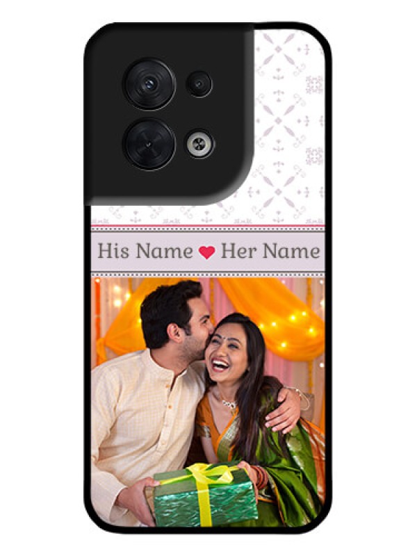 Custom Oppo Reno 8 5G Custom Metal Phone CaseWith Photo And Ethnic Design