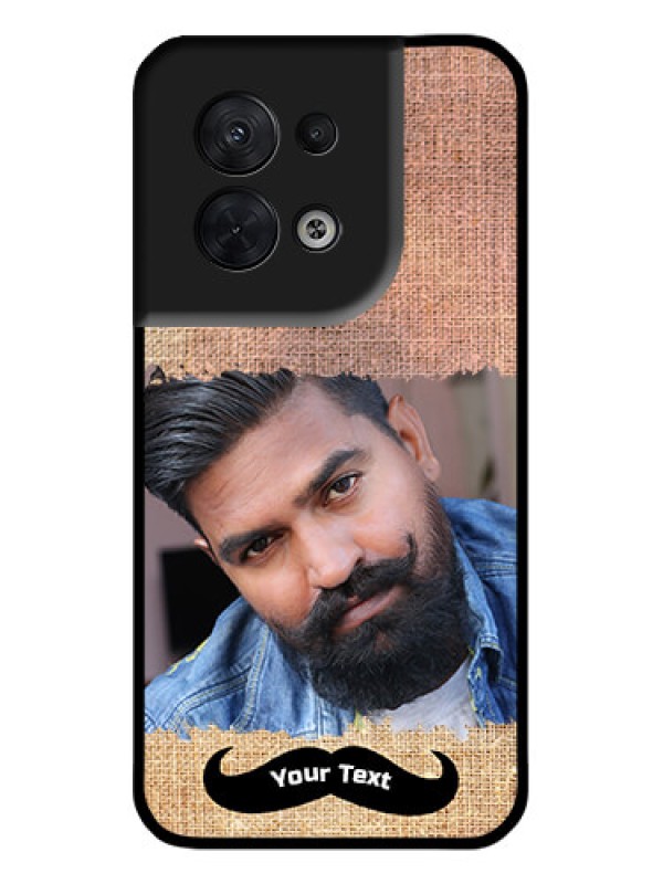 Custom Oppo Reno 8 5G Custom Metal Phone CaseWith Texture Design