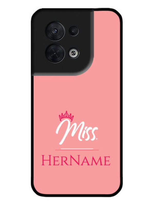 Custom Oppo Reno 8 5G Custom Metal Phone CaseMrs With Name Design