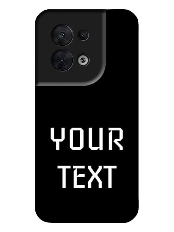 Custom Oppo Reno 8 5G Custom Metal Phone CaseYour Name Design