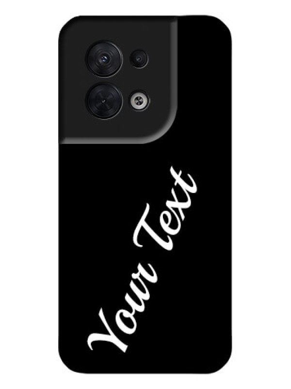 Custom Oppo Reno 8 5G Custom Metal Phone CaseWith Your Name Design