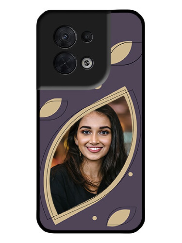 Custom Oppo Reno 8 5G Custom Metal Phone CaseFalling Leaf Design