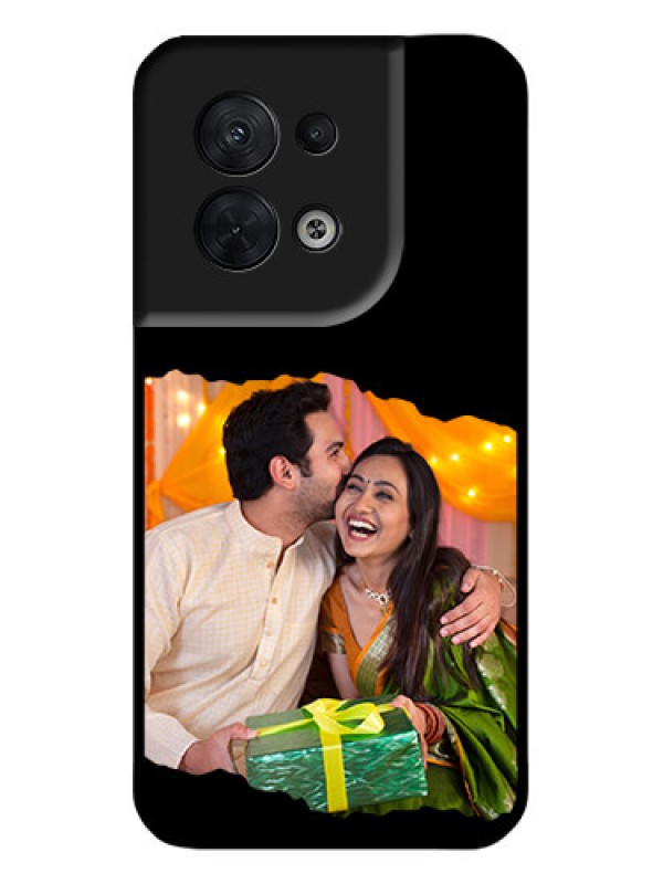 Custom Oppo Reno 8 5G Custom Metal Phone CaseTear - Off Design