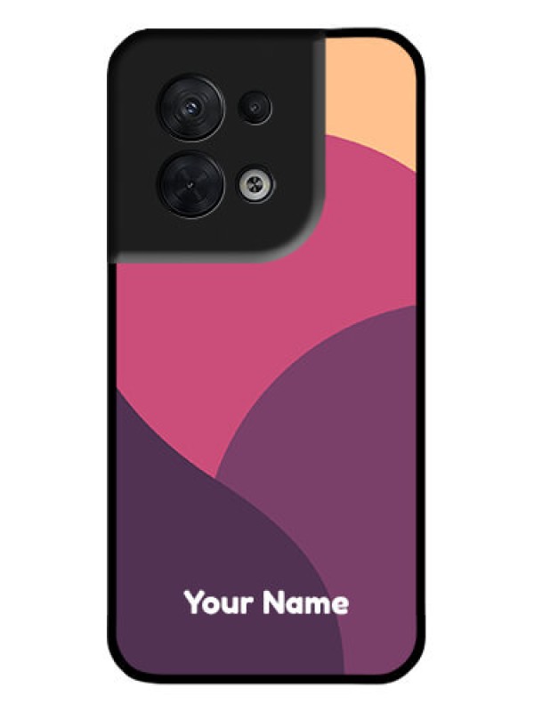 Custom Oppo Reno 8 5G Custom Metal Phone CaseMixed Multi - Colour Abstract Art Design