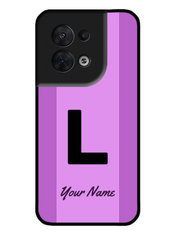 Custom Oppo Reno 8 5G Custom Metal Phone CaseTricolor Custom Text Design