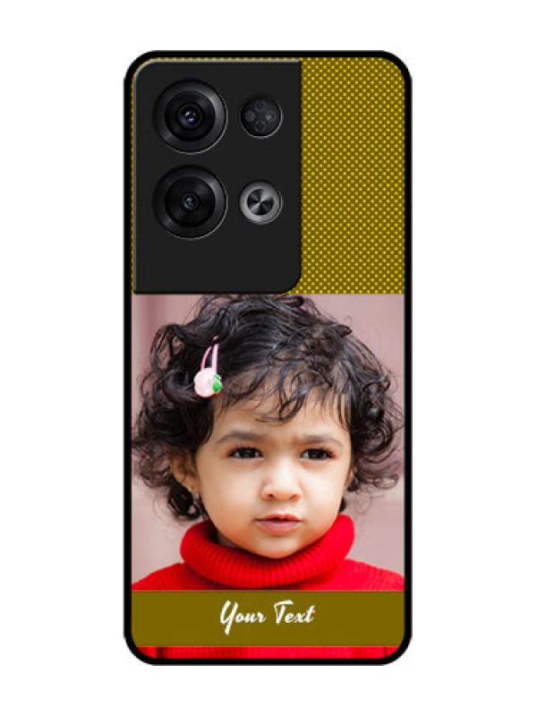 Custom Oppo Reno 8 Pro 5G Custom Metal Phone Case - Simple Green Color Design