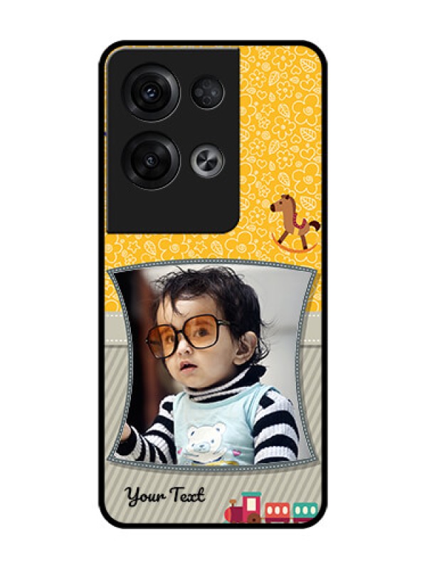 Custom Oppo Reno 8 Pro 5G Custom Metal Phone Case - Baby Picture Upload Design