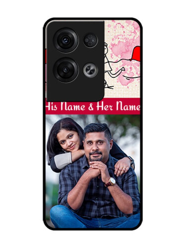 Custom Oppo Reno 8 Pro 5G Custom Metal Phone Case - You And Me Case Design