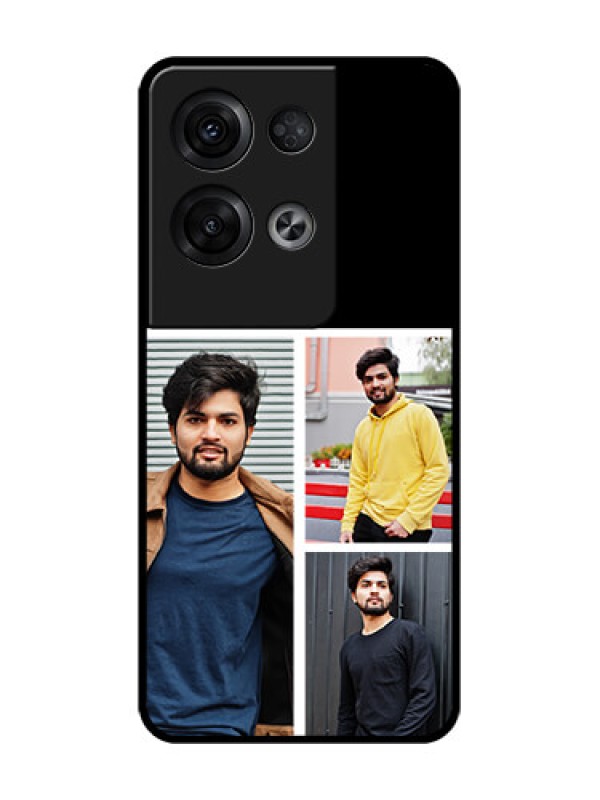 Custom Oppo Reno 8 Pro 5G Custom Metal Phone Case - Upload Multiple Picture Design