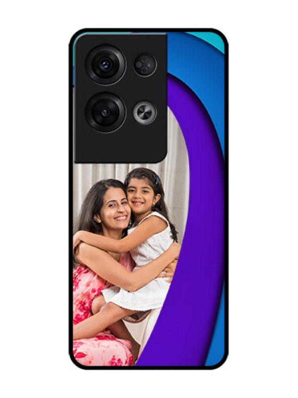 Custom Oppo Reno 8 Pro 5G Custom Metal Phone Case - Simple Pattern Design