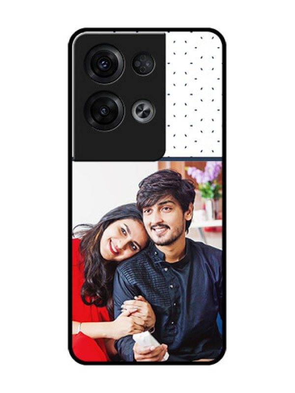 Custom Oppo Reno 8 Pro 5G Custom Metal Phone Case - Premium Dot Design