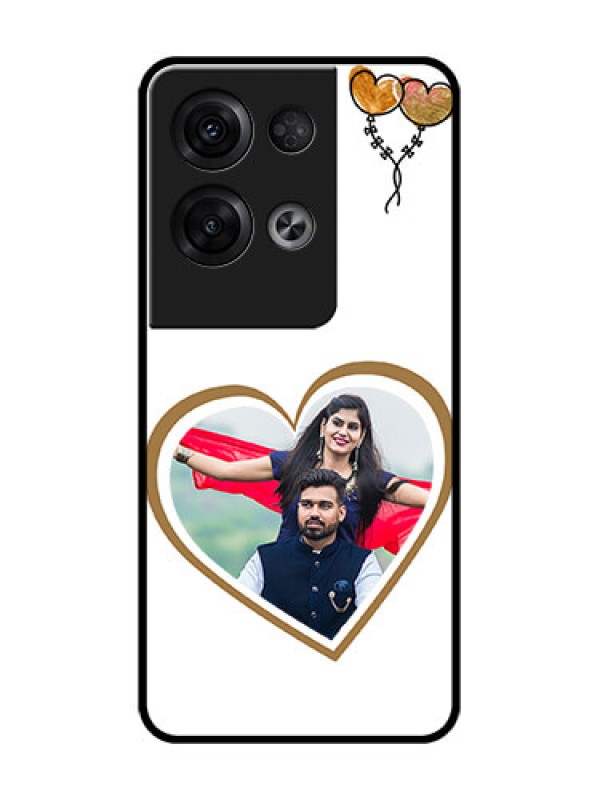 Custom Oppo Reno 8 Pro 5G Custom Metal Phone Case - You and Me Design